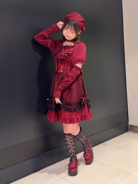 「NIBBLE POISON（ニブルポイズン）のアイテム」を使った、おはぎちゃんさん（レディース・158cm）の夏コーディネート