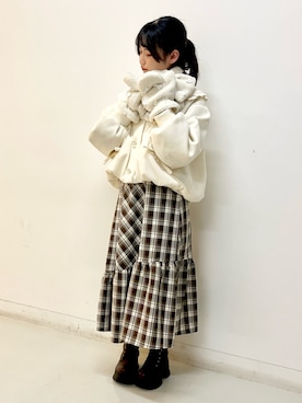 おはぎちゃんさん（骨格ウェーブ・レディース・158cm）の秋コーディネート