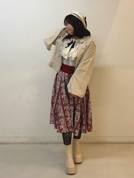 「axes femme（アクシーズファム）のアイテム（ジャケット/アウター）」を使った、おはぎちゃんさん（骨格ウェーブ・レディース・158cm）の冬コーディネート