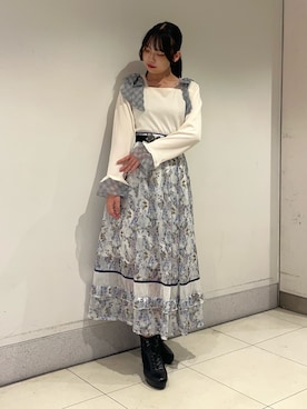 おはぎちゃんさん（骨格ウェーブ・レディース・158cm）の秋コーディネート