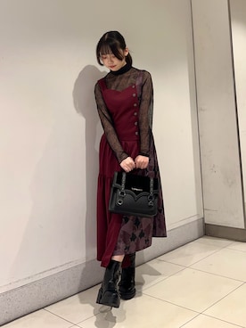 「スタッフコーデ」｜おはぎちゃんさん（レディース・158cm）の秋コーディネート