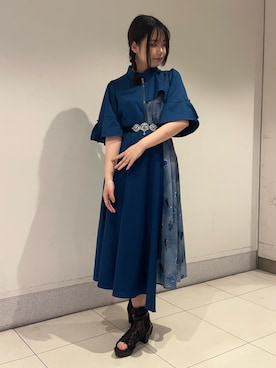 「axes femme（アクシーズファム）のアイテム（ブーツ）」を使った、おはぎちゃんさん（レディース・158cm）の春コーディネート