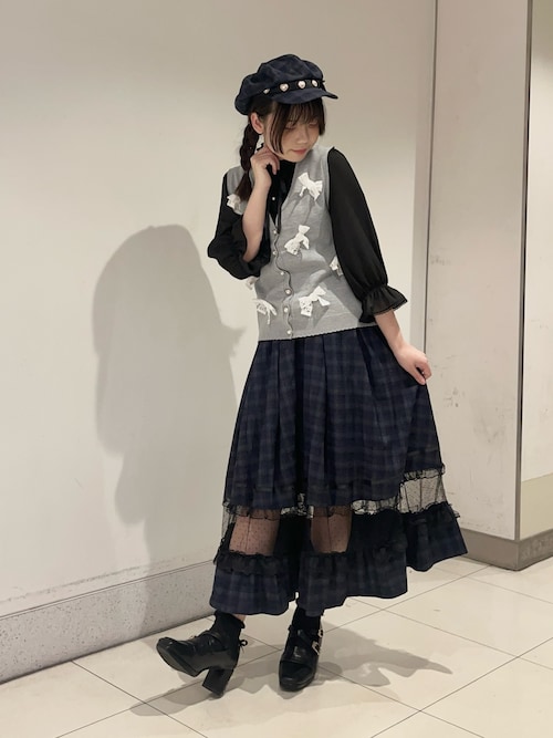 Axes femme poetique ロングスカート セール】ダークロマンスロングスカート（スカート）｜axes femme