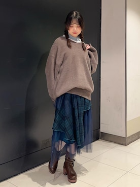 おはぎちゃんさん（レディース・158cm）の冬コーディネート