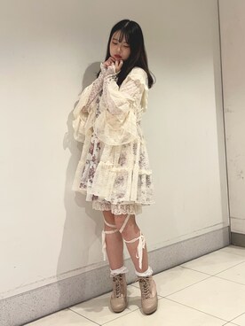 「アイテム（チュニック）」を使った、おはぎちゃんさん（レディース・158cm）の秋コーディネート