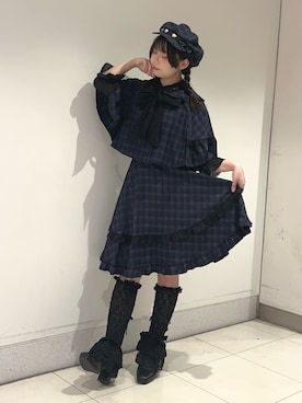 「アイテム（レッグウォーマー）」を使った、おはぎちゃんさん（レディース・158cm）の夏コーディネート