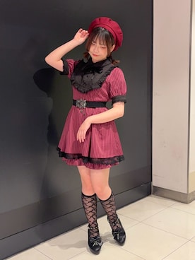 「NIBBLE POISON（ニブルポイズン）のアイテム」を使った、おはぎちゃんさん（レディース・158cm）の夏コーディネート