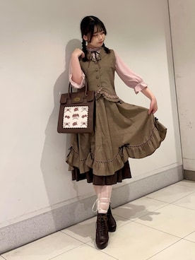 おはぎちゃんさん（レディース・158cm）の夏コーディネート