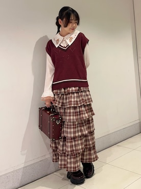 axes femme（アクシーズファム）の「シルクノクターンスカート