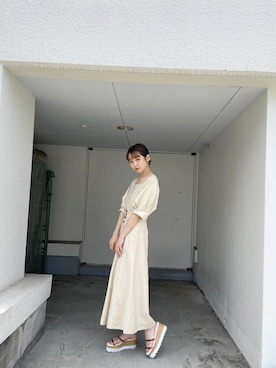 土肥　夕華さん（レディース・160cm）の夏コーディネート