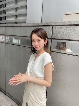 土肥　夕華さん（レディース・160cm）の夏コーディネート