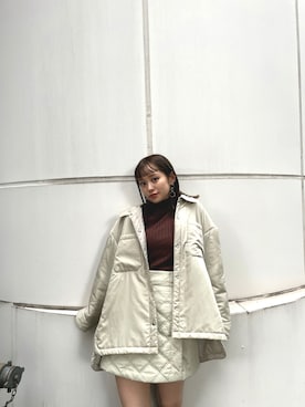 土肥　夕華さん（レディース・160cm）の秋コーディネート