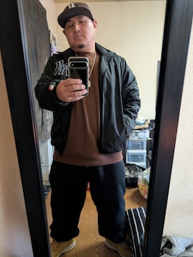 「no brand（ノーブランド）のアイテム」を使った、kazu_l455s さん（メンズ・160cm）の冬コーディネート