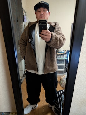 「アイテム（トップス）」を使った、kazu_l455s さん（メンズ・160cm）の冬コーディネート