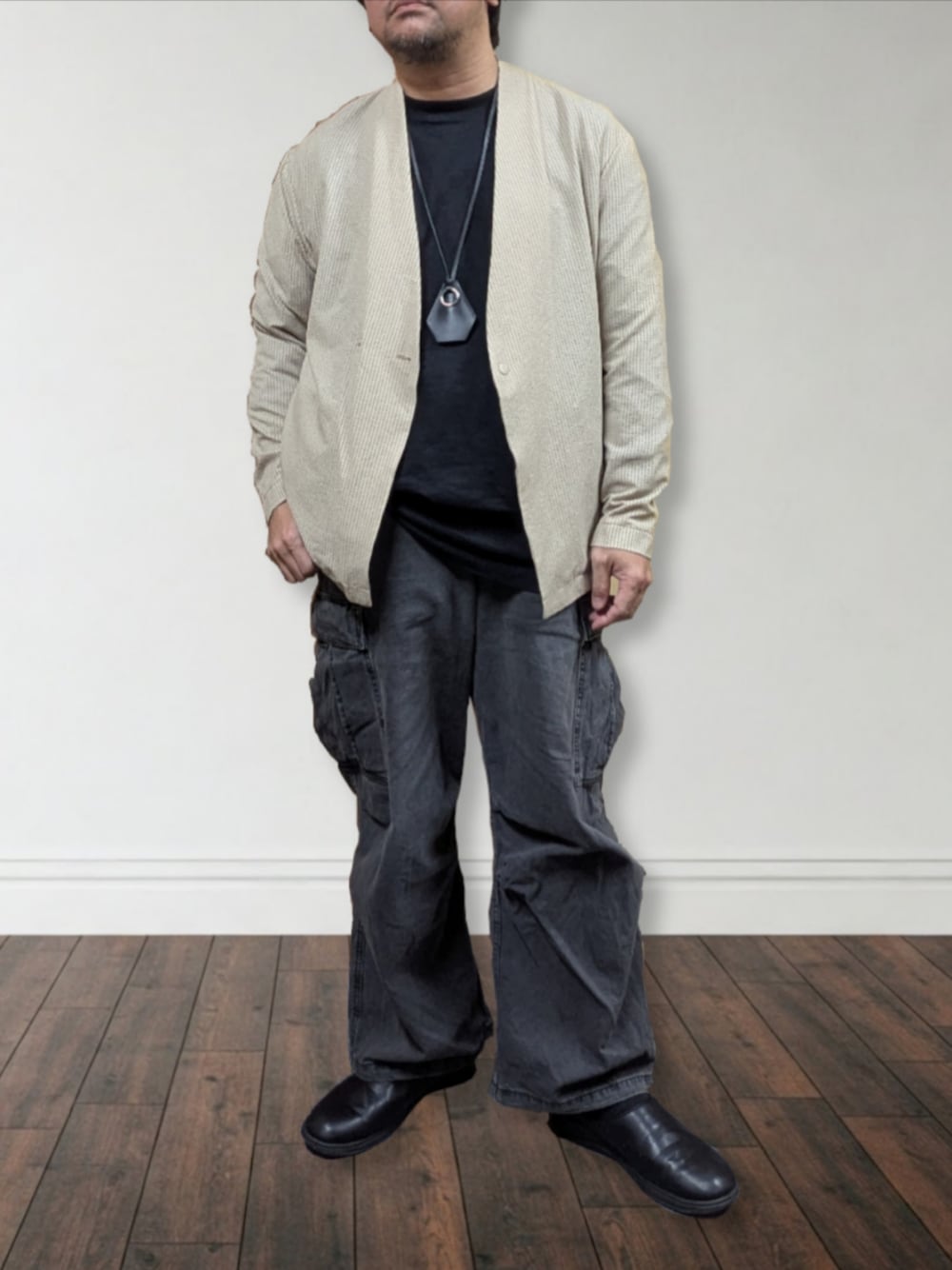 肉厚メンズさんの（UNIQLO）を使ったコーディネートの1枚目の写真