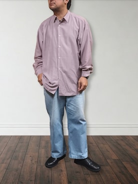 肉厚メンズさん（メンズ・177cm）の秋コーディネート