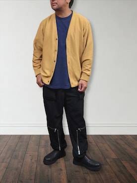 肉厚メンズさん（メンズ・177cm・40代）の秋コーディネート