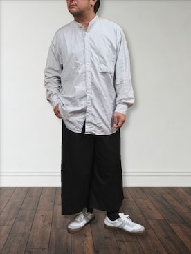 肉厚メンズさん（メンズ・177cm）の秋コーディネート