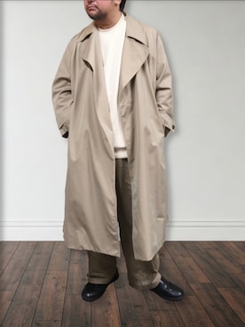 「MoonStar（ムーンスター）のアイテム」を使った、肉厚メンズさん（メンズ・177cm）の春コーディネート