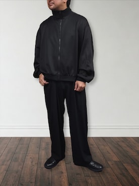 「アイテム（その他アウター）」を使った、肉厚メンズさん（メンズ・177cm・40代）の秋コーディネート