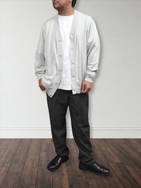 肉厚メンズさん（メンズ・177cm）の秋コーディネート