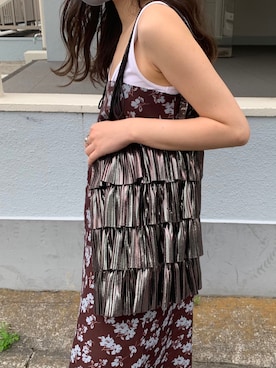 「アイテム（トートバッグ、その他）」を使った、CASSELINI /キャセリーニさん（レディース・160cm）の夏コーディネート