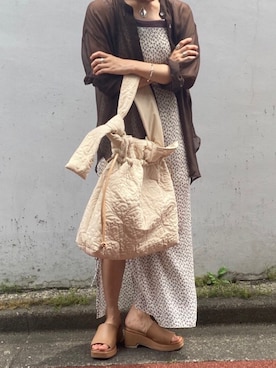 「キャセリーニ」｜CASSELINI /キャセリーニさん（レディース・157cm）の夏コーディネート