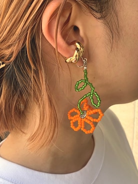 「Casselini（キャセリーニ）のアイテム（アクセサリー）」を使った、CASSELINI /キャセリーニさん（レディース・158cm）の夏コーディネート