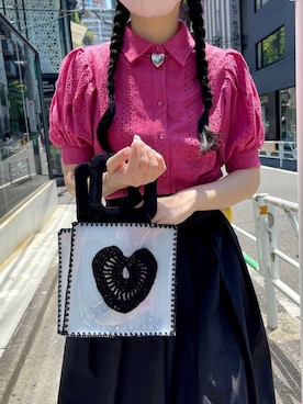 「Casselini（キャセリーニ）のアイテム（アクセサリー）」を使った、CASSELINI /キャセリーニさん（レディース・162cm）の夏コーディネート
