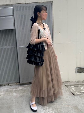 「Casselini（キャセリーニ）のアイテム（バレエシューズ）」を使った、CASSELINI /キャセリーニさん（レディース・160cm）の秋コーディネート