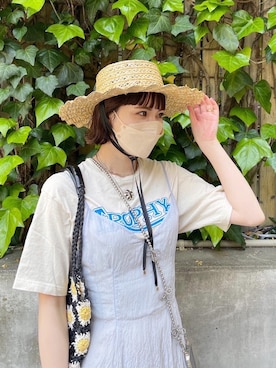 「Casselini（キャセリーニ）のアイテム（PC・スマホグッズ/家電）」を使った、CASSELINI /キャセリーニさん（レディース・162cm）の夏コーディネート