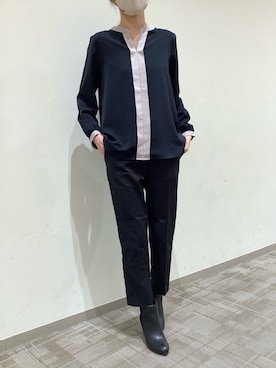 BRICK HOUSE by Tokyo Shirts くずはモール店さん（レディース・161cm）の春コーディネート