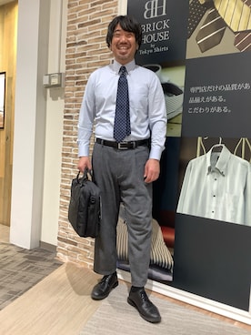 BRICK HOUSE by Tokyo Shirts くずはモール店さん（メンズ・176cm）の春コーディネート