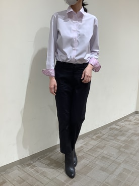 BRICK HOUSE by Tokyo Shirts くずはモール店さん（レディース・161cm）の春コーディネート