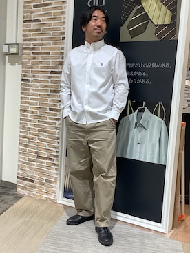 BRICK HOUSE by Tokyo Shirts くずはモール店さん（メンズ・176cm）の秋コーディネート