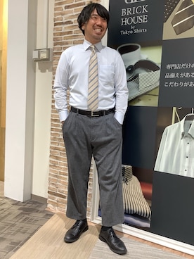 BRICK HOUSE by Tokyo Shirts くずはモール店さん（メンズ・176cm）の春コーディネート
