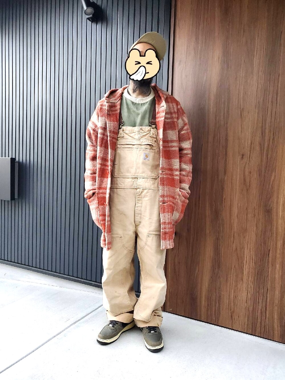 「NIGEL CABOURN、ナイジェルケーボン、オーバーオール、カーハート」｜「Nigel Cabournの 【ナイジェル・ケーボン】UNISEX / メカニックキャップ - コットンリップストップ / ACC-53 MECHANIC CAP - COTTON RIPSTOP

Item No. 80451366040

通常価格¥6,600 (税込)

（キャップ、ベージュ系）」を使った、ゃまさん（メンズ・183cm）の冬コーディネートの1枚目の写真