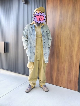 「ﾅｲｼﾞｪﾙｹｰﾎﾞﾝ」｜ゃまさん（メンズ・183cm）の秋コーディネート