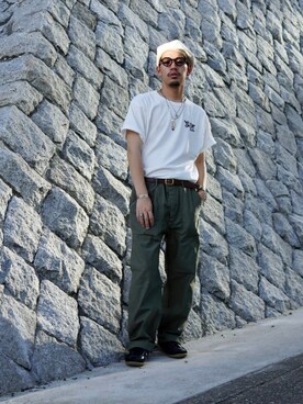 Muneki Komiyamaさん(メンズ・174cm)の夏コーディネート