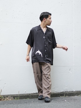 Muneki Komiyamaさん（メンズ・174cm）の夏コーディネート