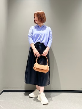 「ARMANI EXCHANGE（アルマーニエクスチェンジ）のアイテム」を使った、Manapiさん（レディース・151cm）の秋コーディネート