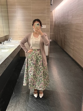 「PROPORTION BODY DRESSING（プロポーションボディドレッシング）のアイテム（ジャケット/アウター）」を使った、アヤさん（レディース・160cm）の夏コーディネート