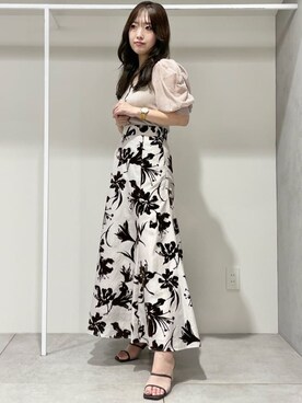 仲田桃子さん（レディース・165cm）の夏コーディネート