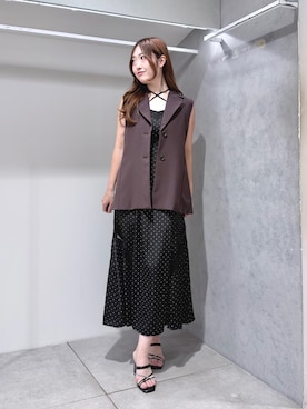 仲田桃子さん(レディース・165cm)の夏コーディネート