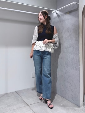 仲田桃子さん（レディース・165cm）の夏コーディネート