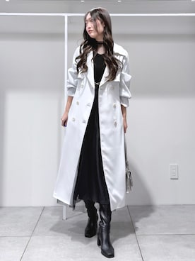 仲田桃子さん(レディース・165cm)の冬コーディネート