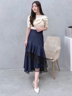 仲田桃子さん（レディース・165cm）の冬コーディネート