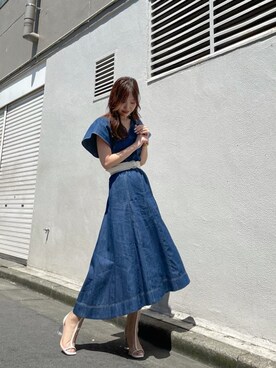 仲田桃子さん（レディース・165cm）の夏コーディネート