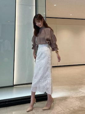 仲田桃子さん（レディース・165cm）の夏コーディネート