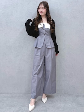 仲田桃子さん（レディース・165cm）の春コーディネート
